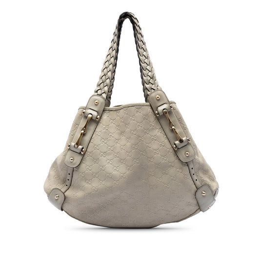 Gucci Guccissima Horsebit Pelham Shoulder Bag
