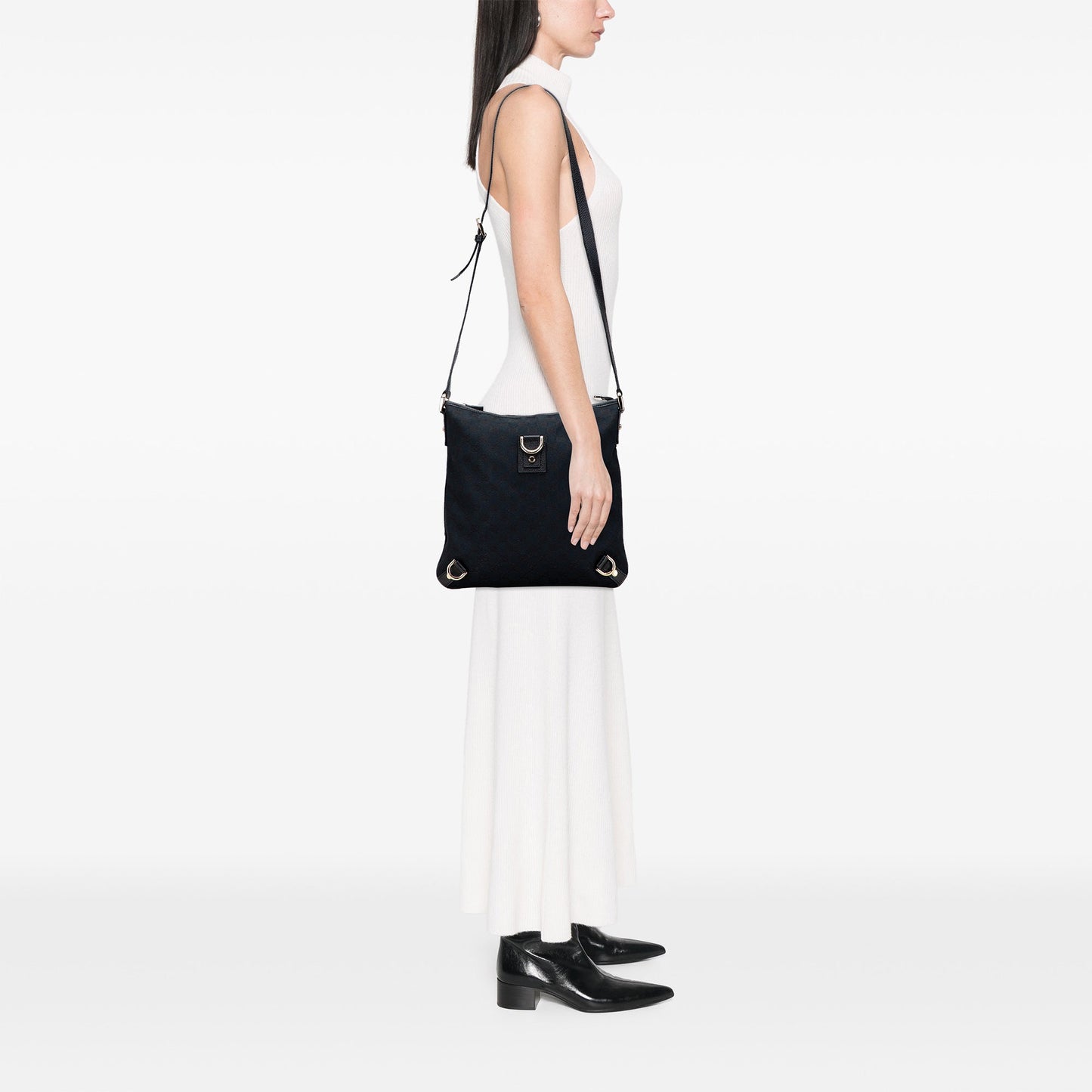 Gucci GG Canvas Abbey D Ring Crossbody