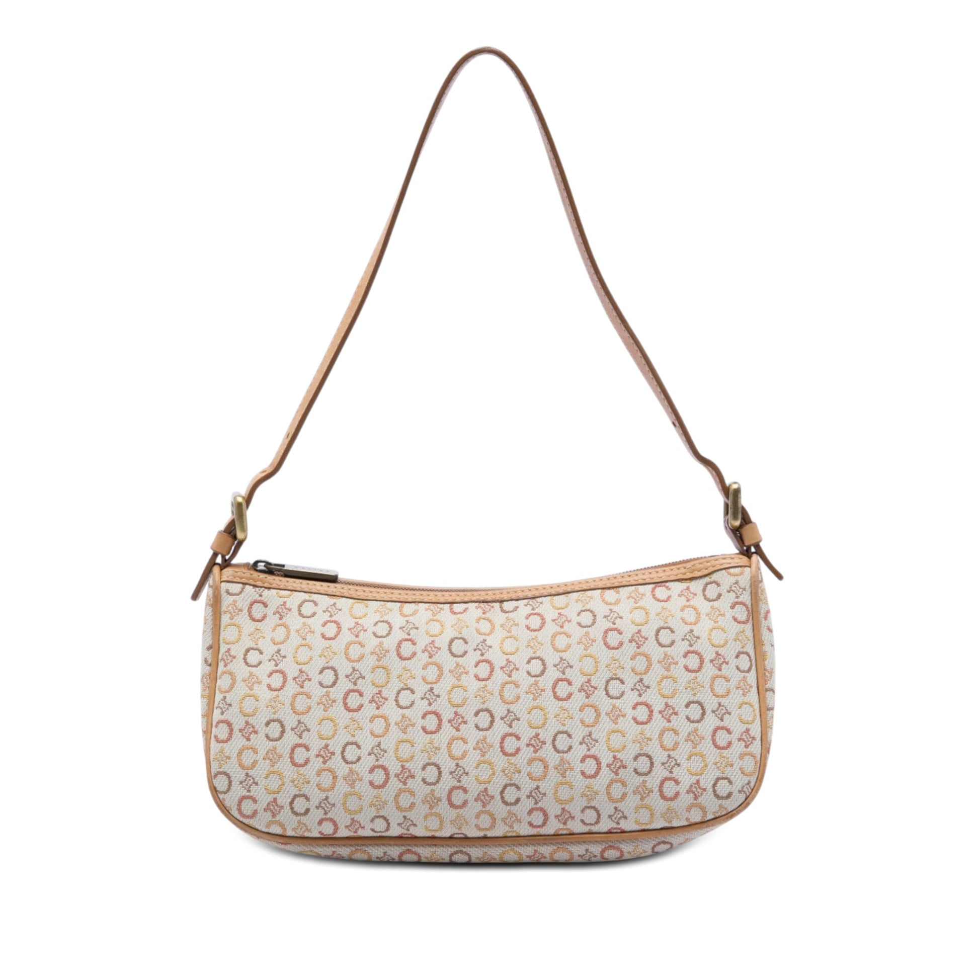 Celine C Macadam Canvas Shoulder Bag