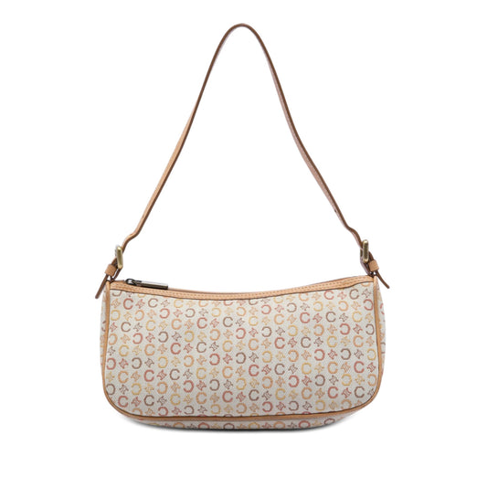Celine C Macadam Canvas Shoulder Bag