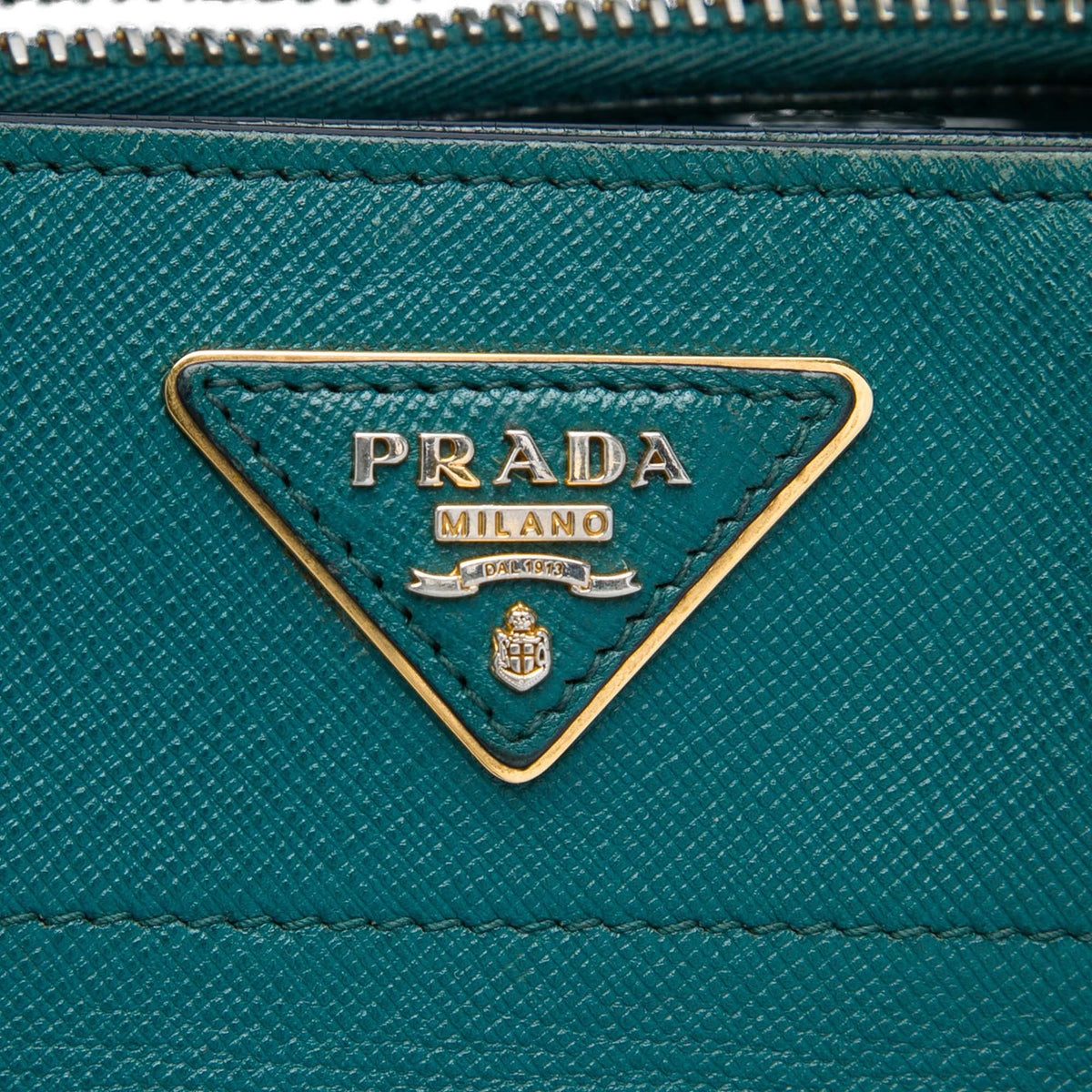 Prada Saffiano Soft Triple Pocket Tote