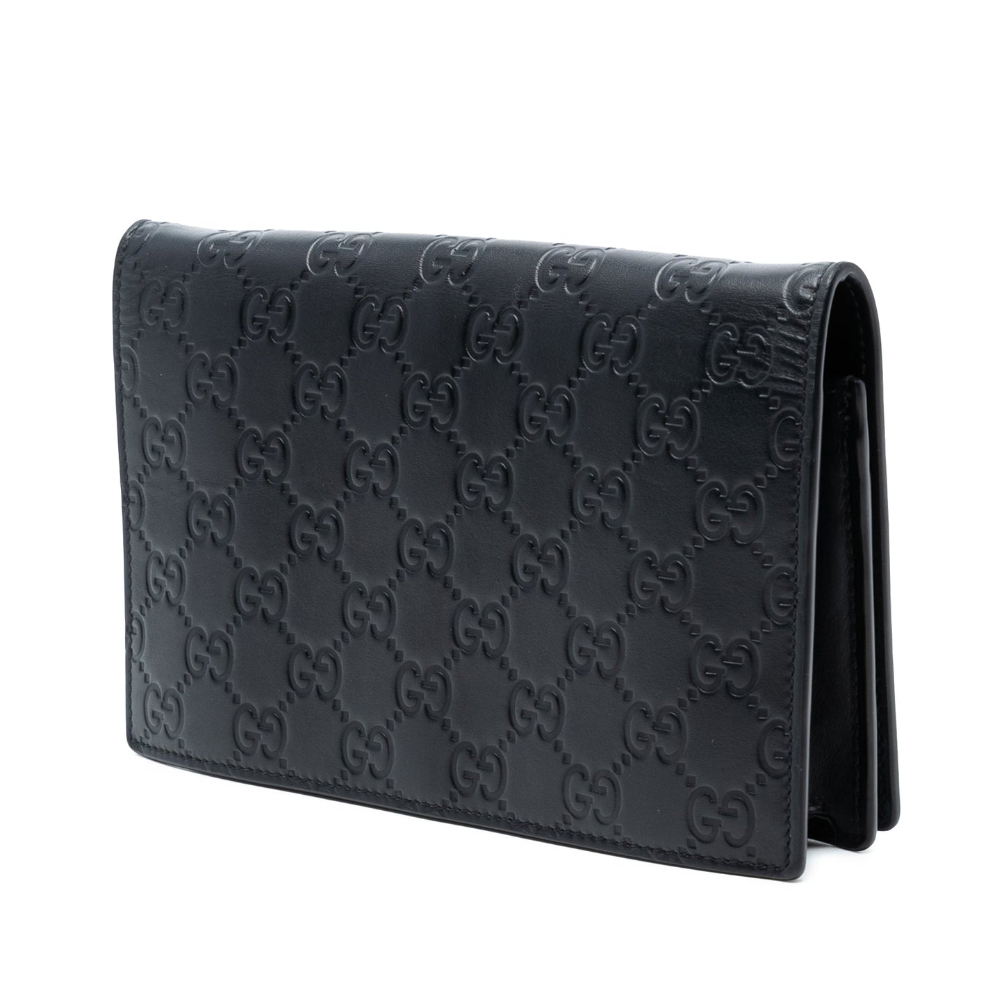 Gucci Mini Guccissima Bow Signature Wallet On Chain