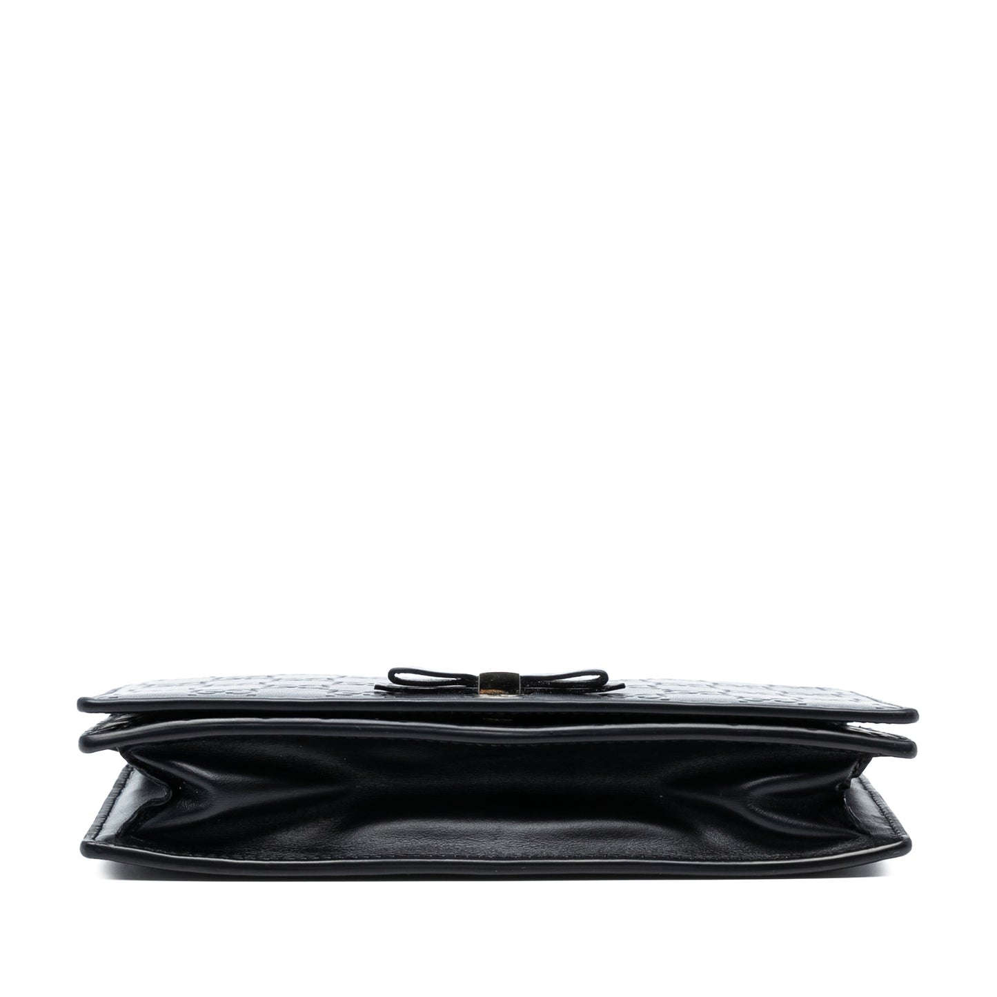 Gucci Mini Guccissima Bow Signature Wallet On Chain