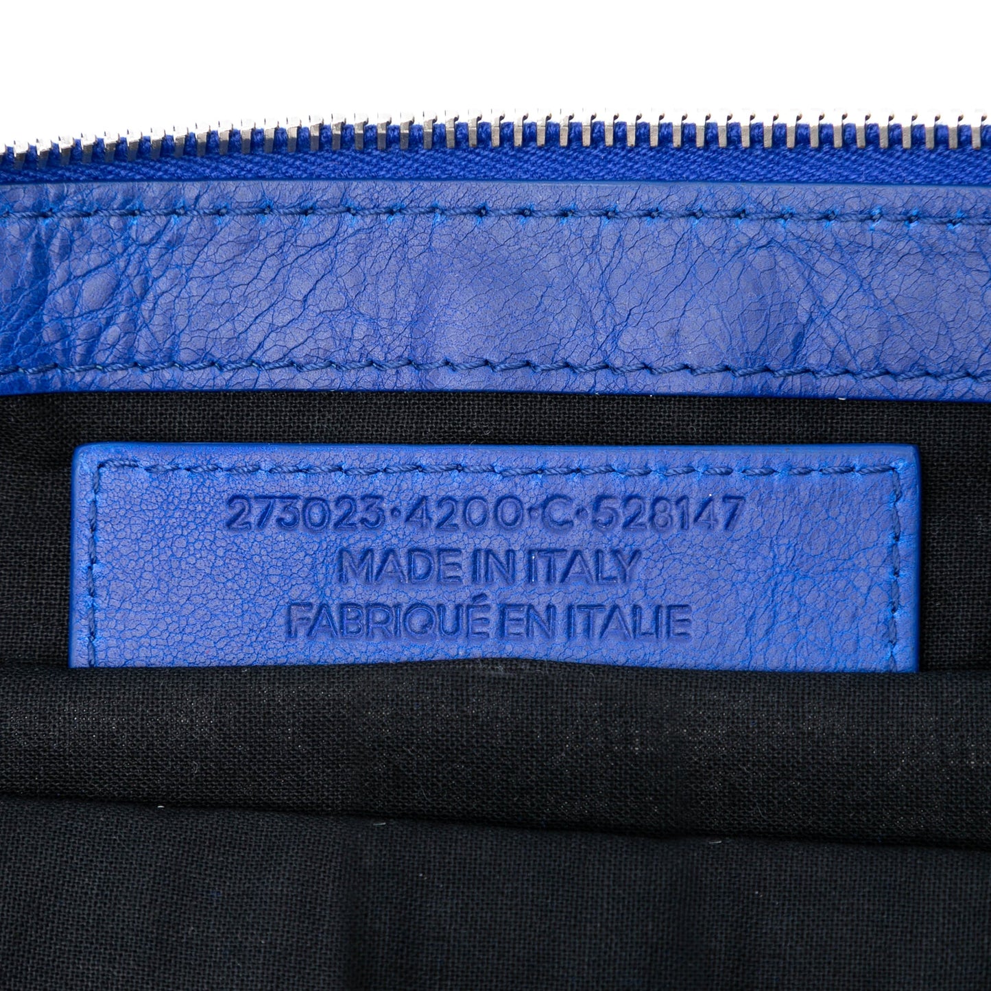 Balenciaga Lambskin Motocross Classic Clip L Clutch
