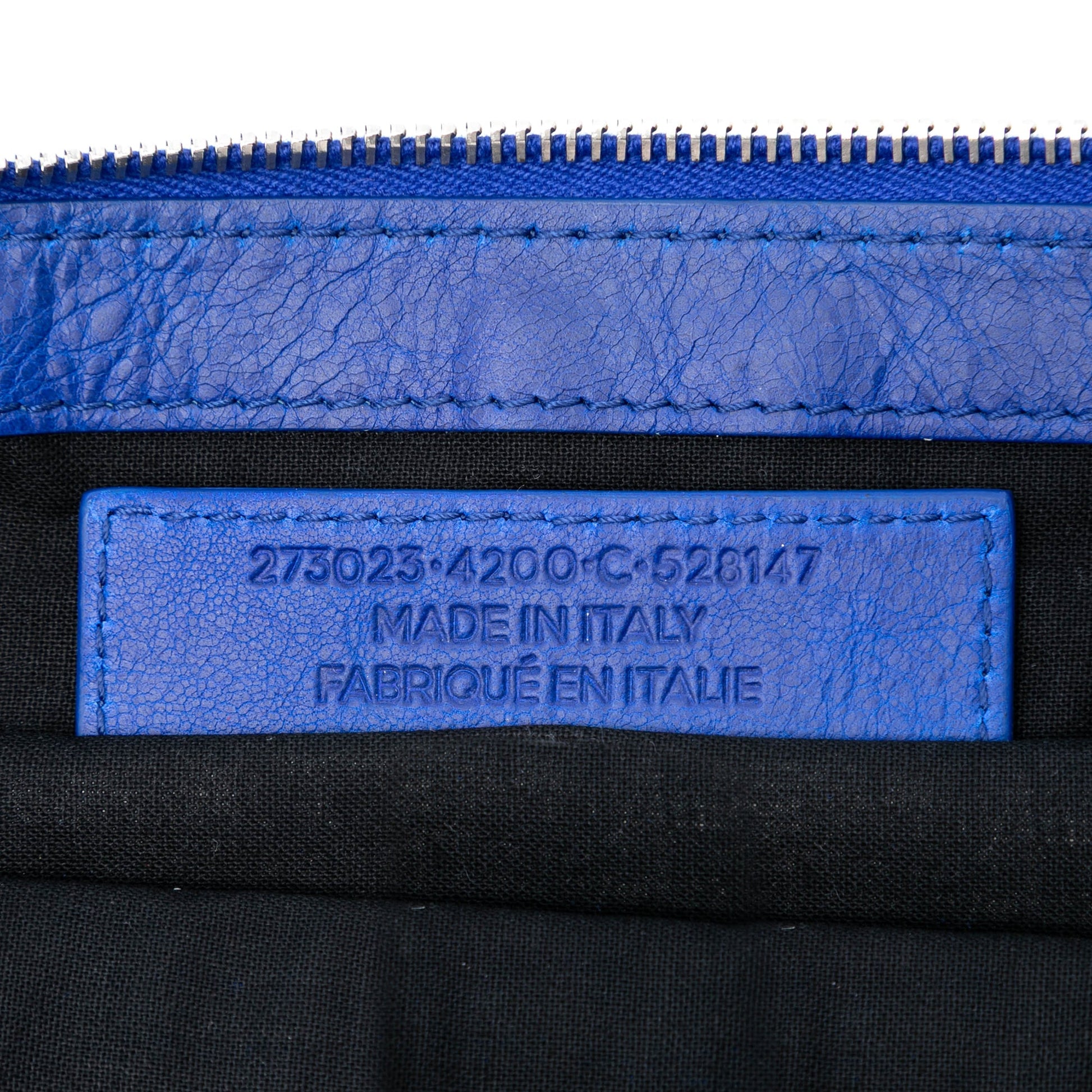 Balenciaga Lambskin Motocross Classic Clip L Clutch