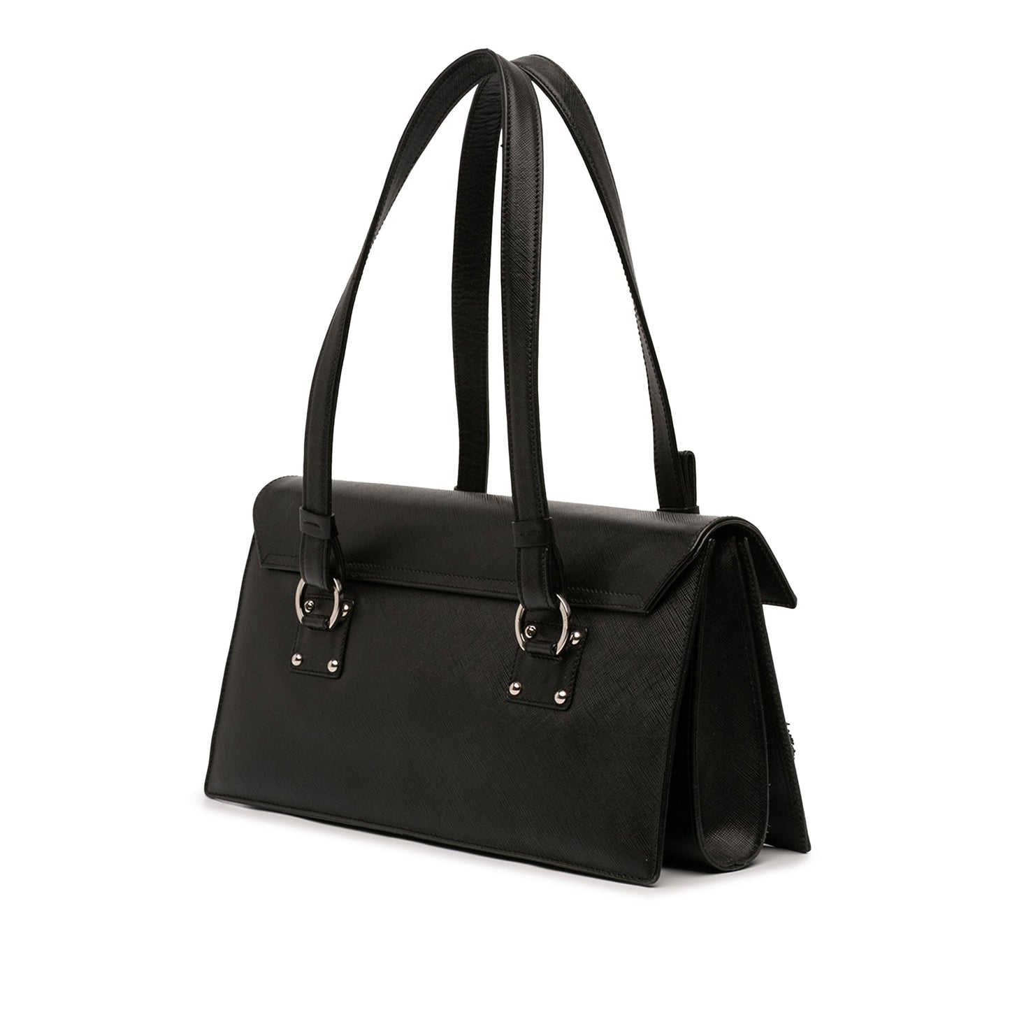 Ferragamo Leather Gancini Shoulder Bag