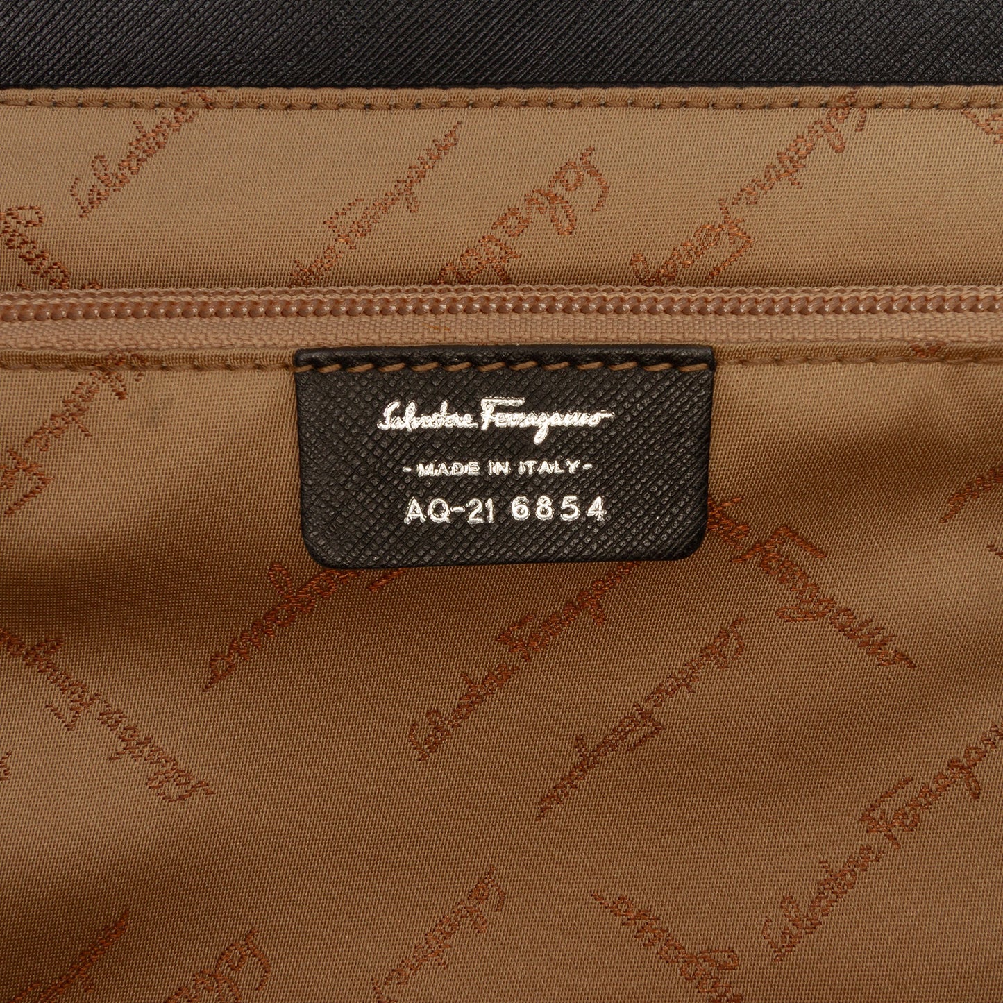 Ferragamo Leather Gancini Shoulder Bag