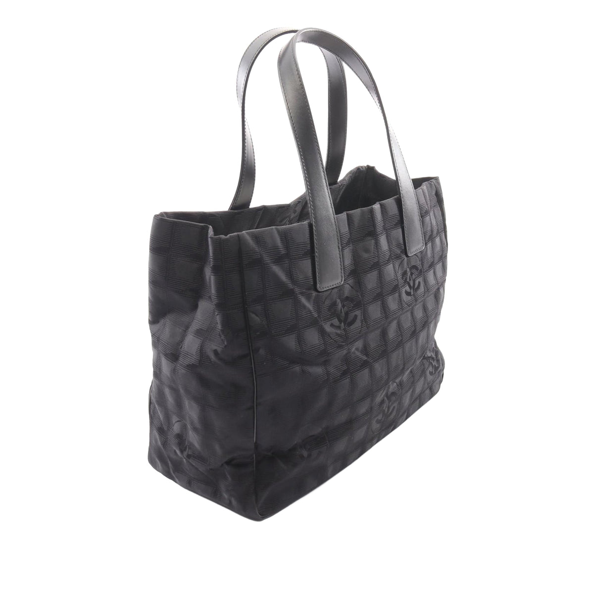 Chanel New Travel Line Nylon Tote — Black