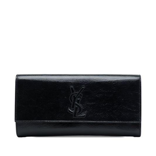 Saint Laurent Patent Belle Du Jour Clutch