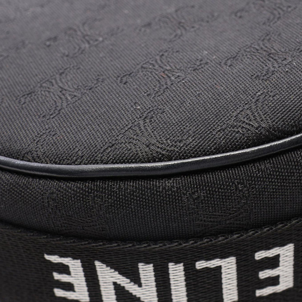 Celine Medium Canvas Triomphe Ava — Black