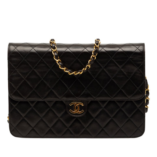 Chanel Medium CC Quilted Lambskin Single Flap