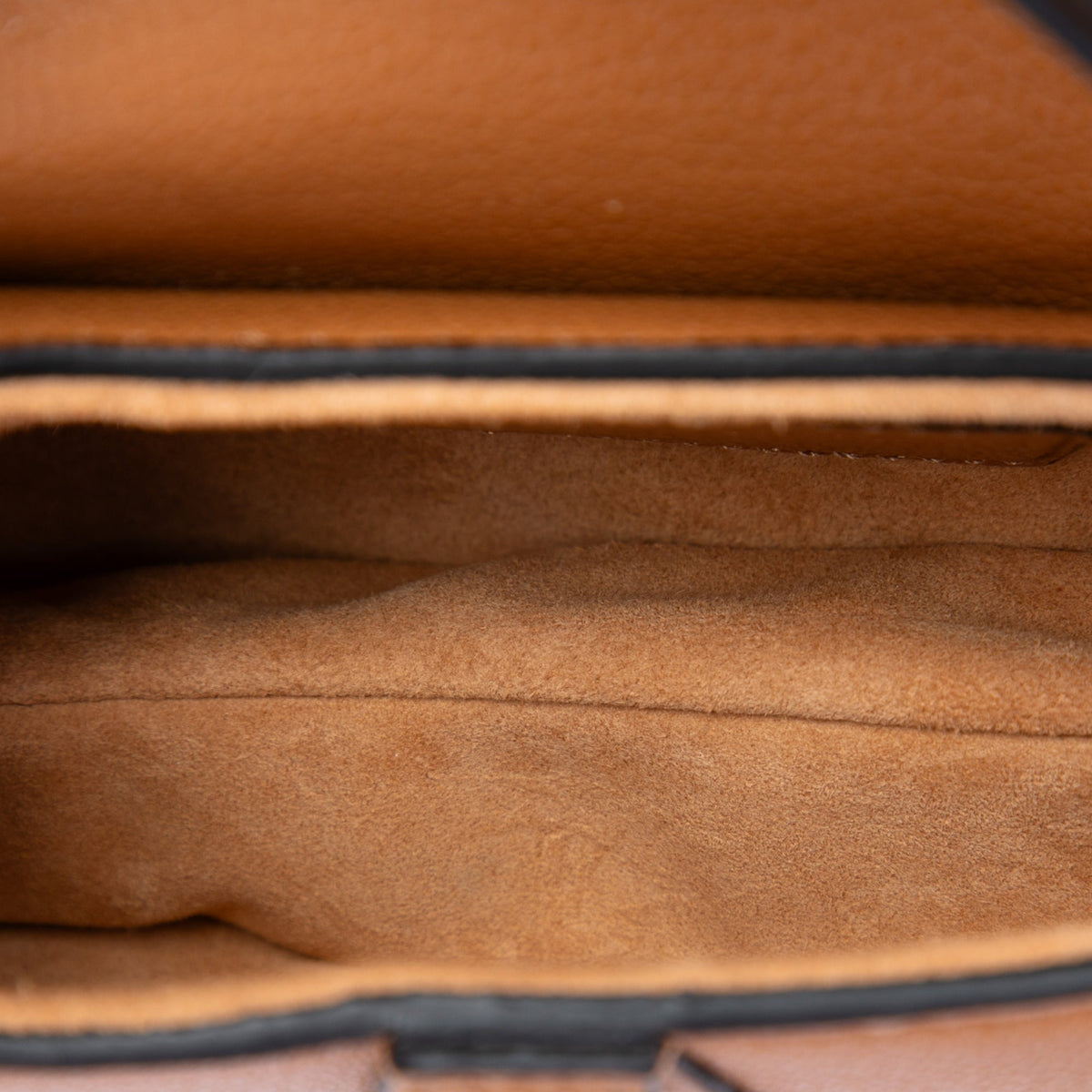 Dior Micro Goatskin Saddle Bag — Brown