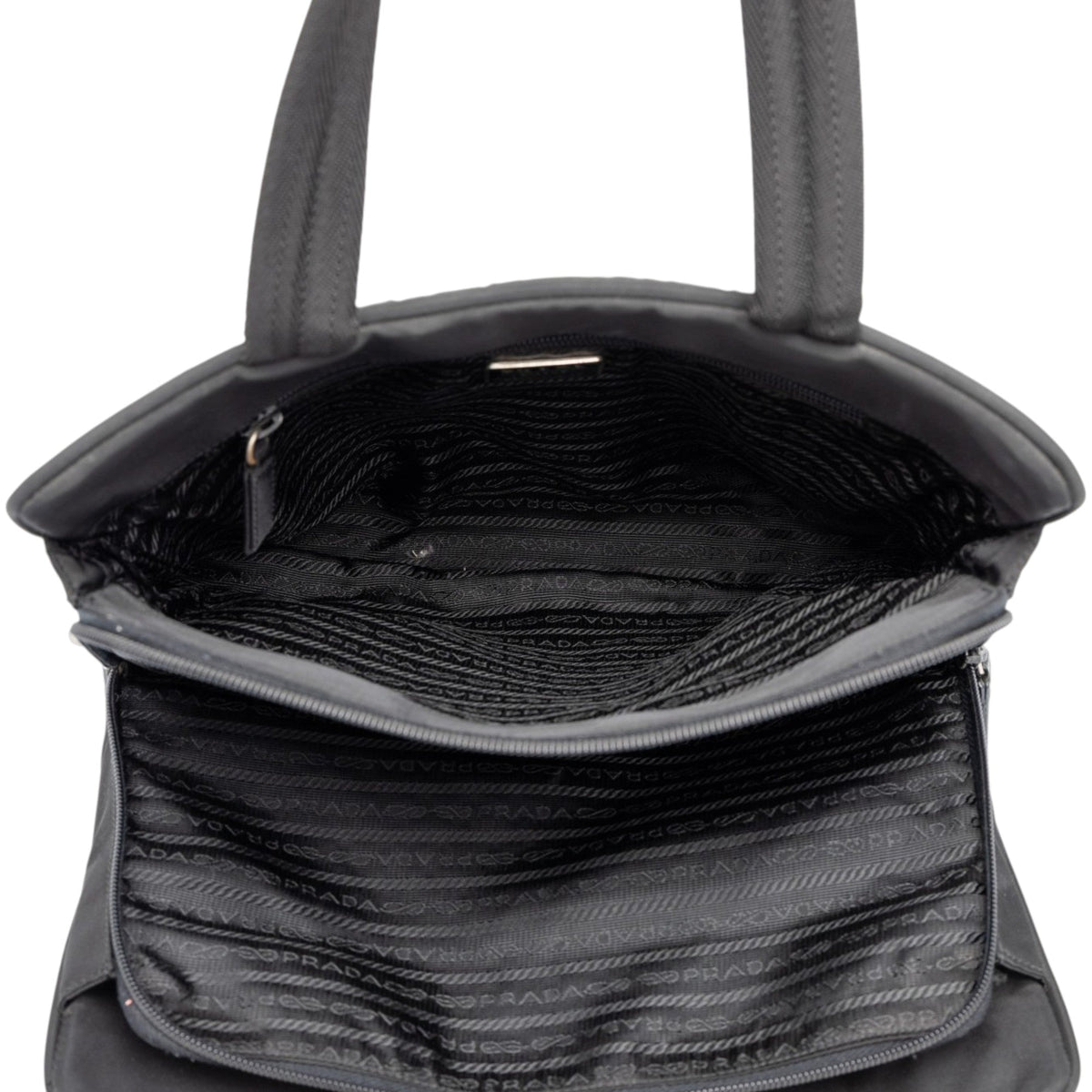 Prada Tessuto Tote — Black