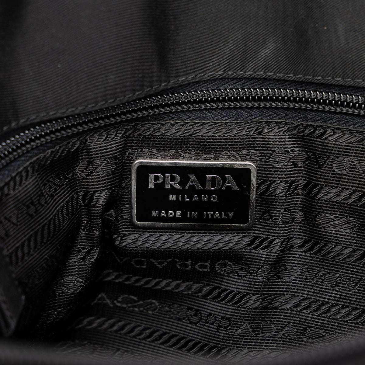 Prada Tessuto Tote — Black