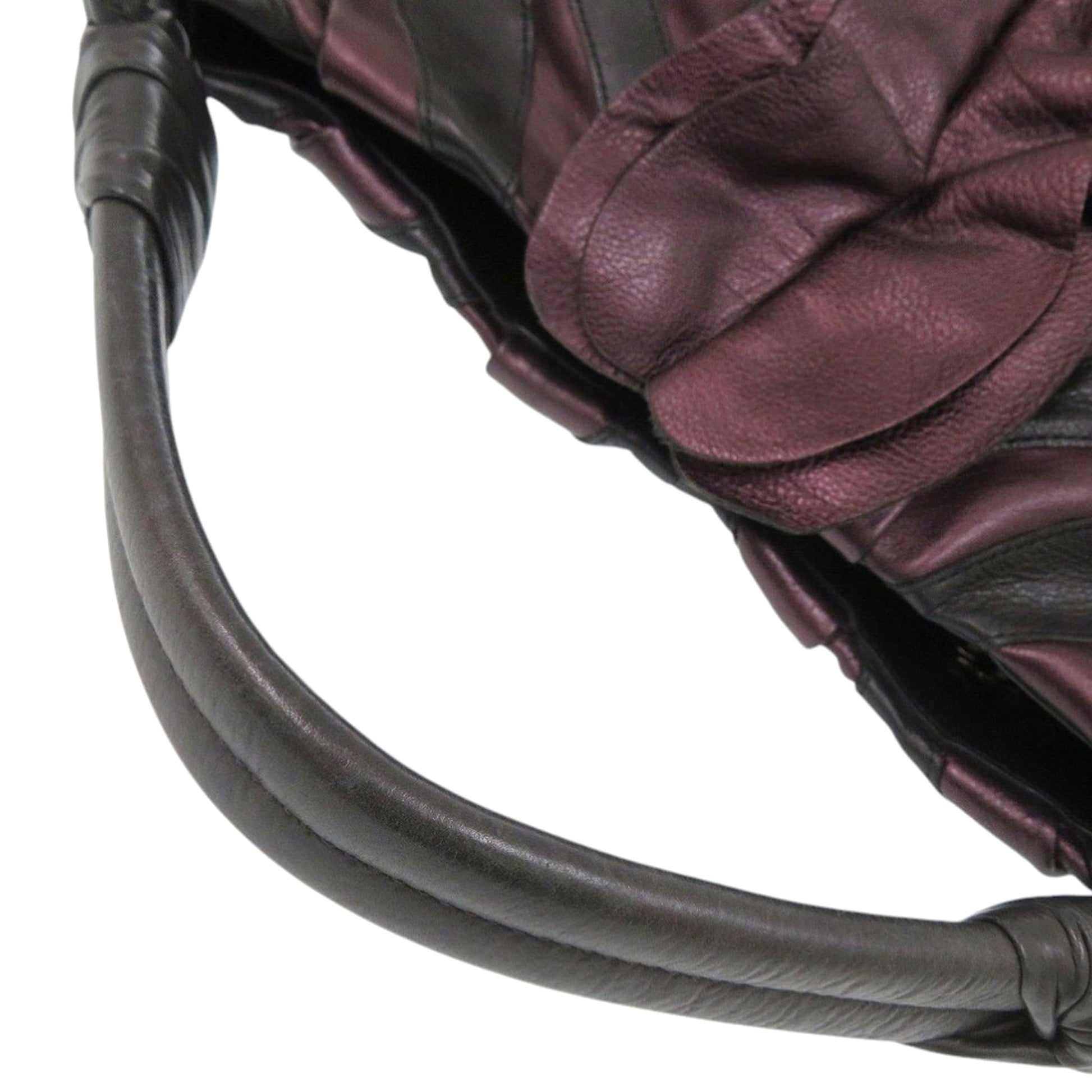 Prada Nappa Mordore Ruffle Hobo