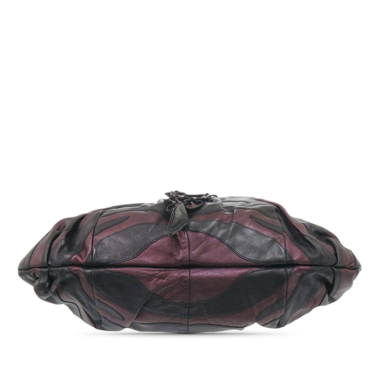 Prada Nappa Mordore Ruffle Hobo