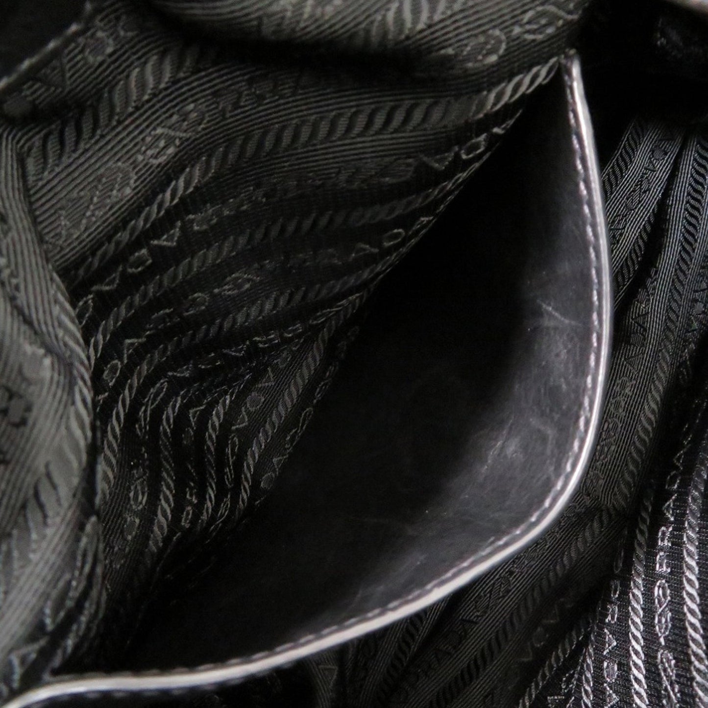 Prada Nappa Mordore Ruffle Hobo