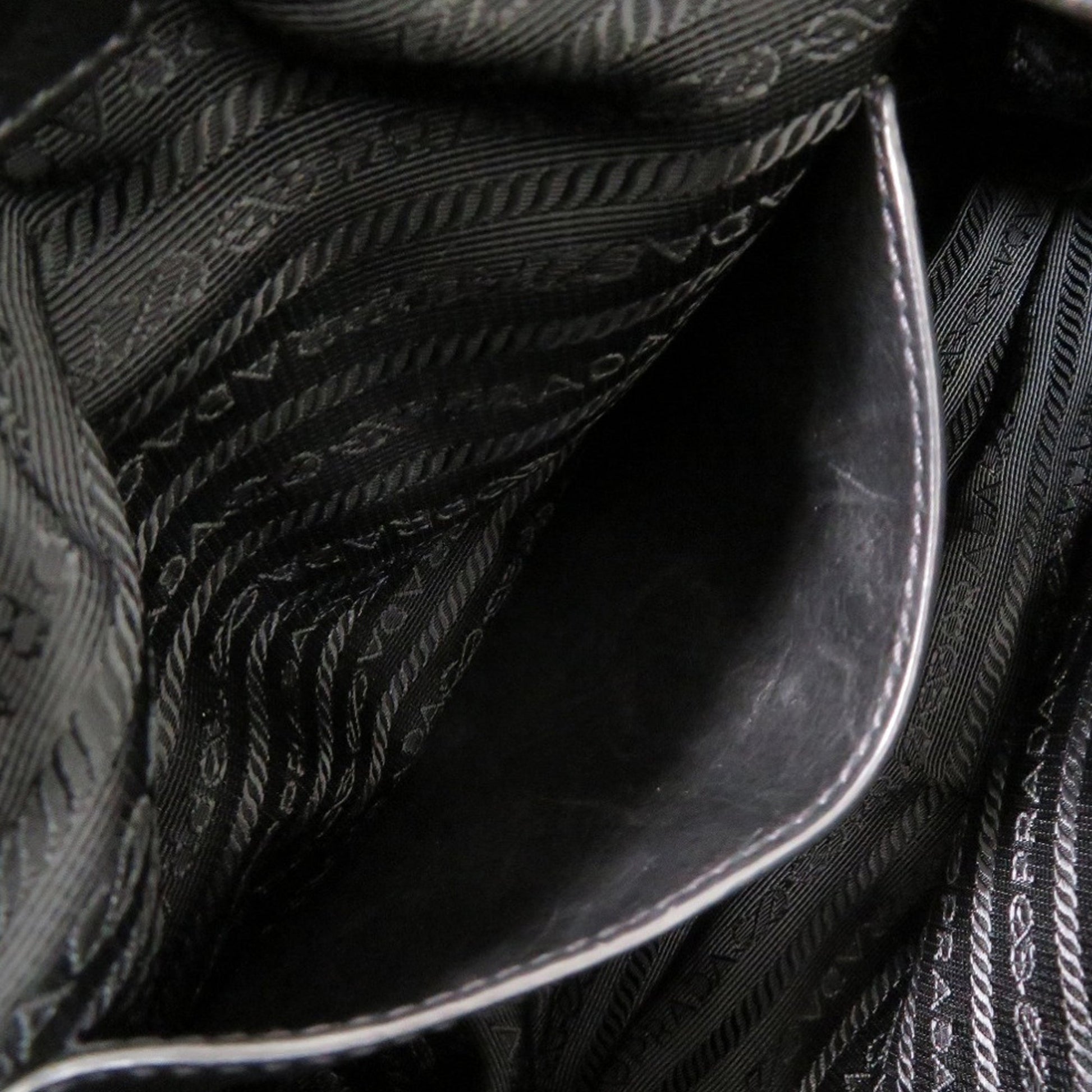 Prada Nappa Mordore Ruffle Hobo