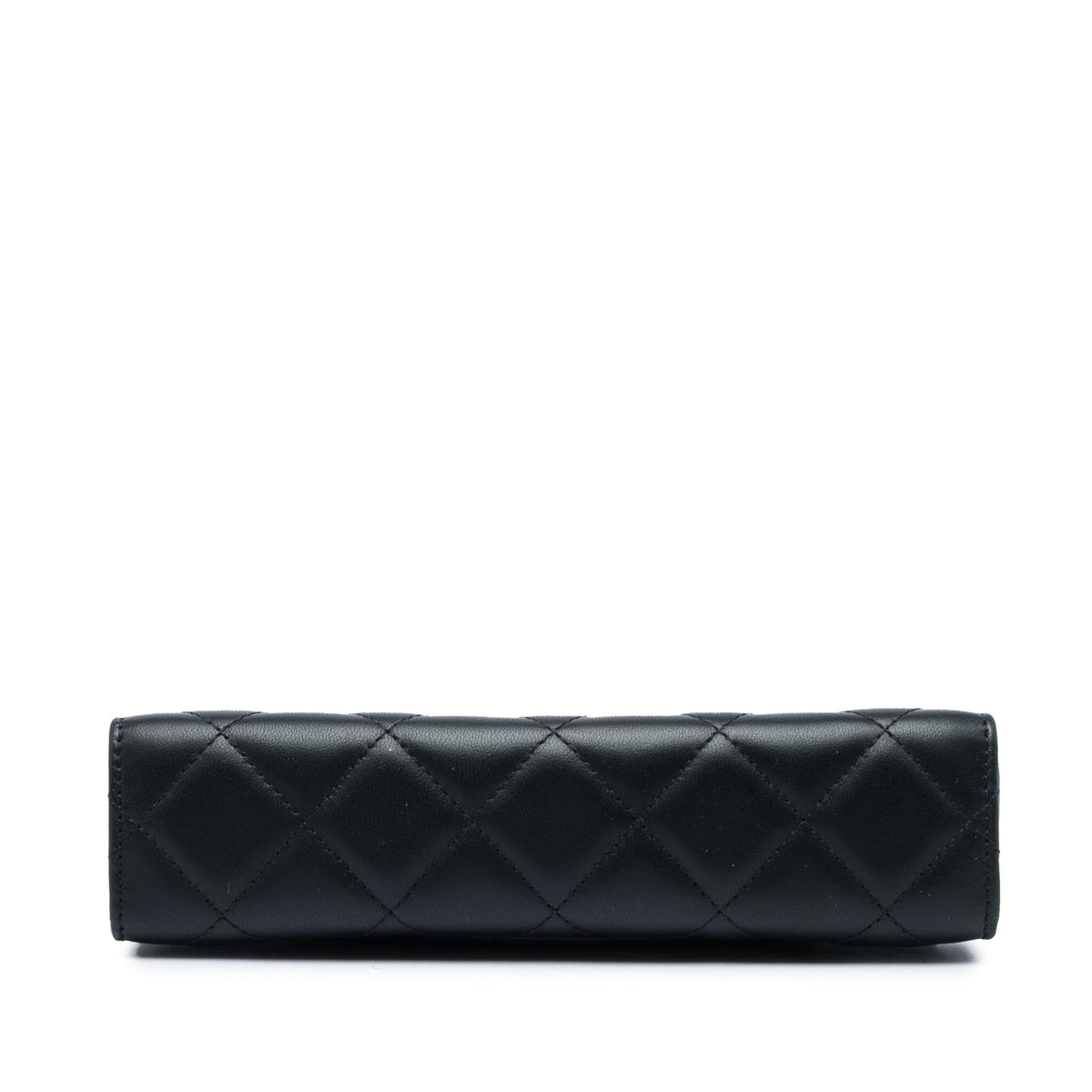 Chanel Mini Lambskin Leather Evening By The Sea Clutch — Black