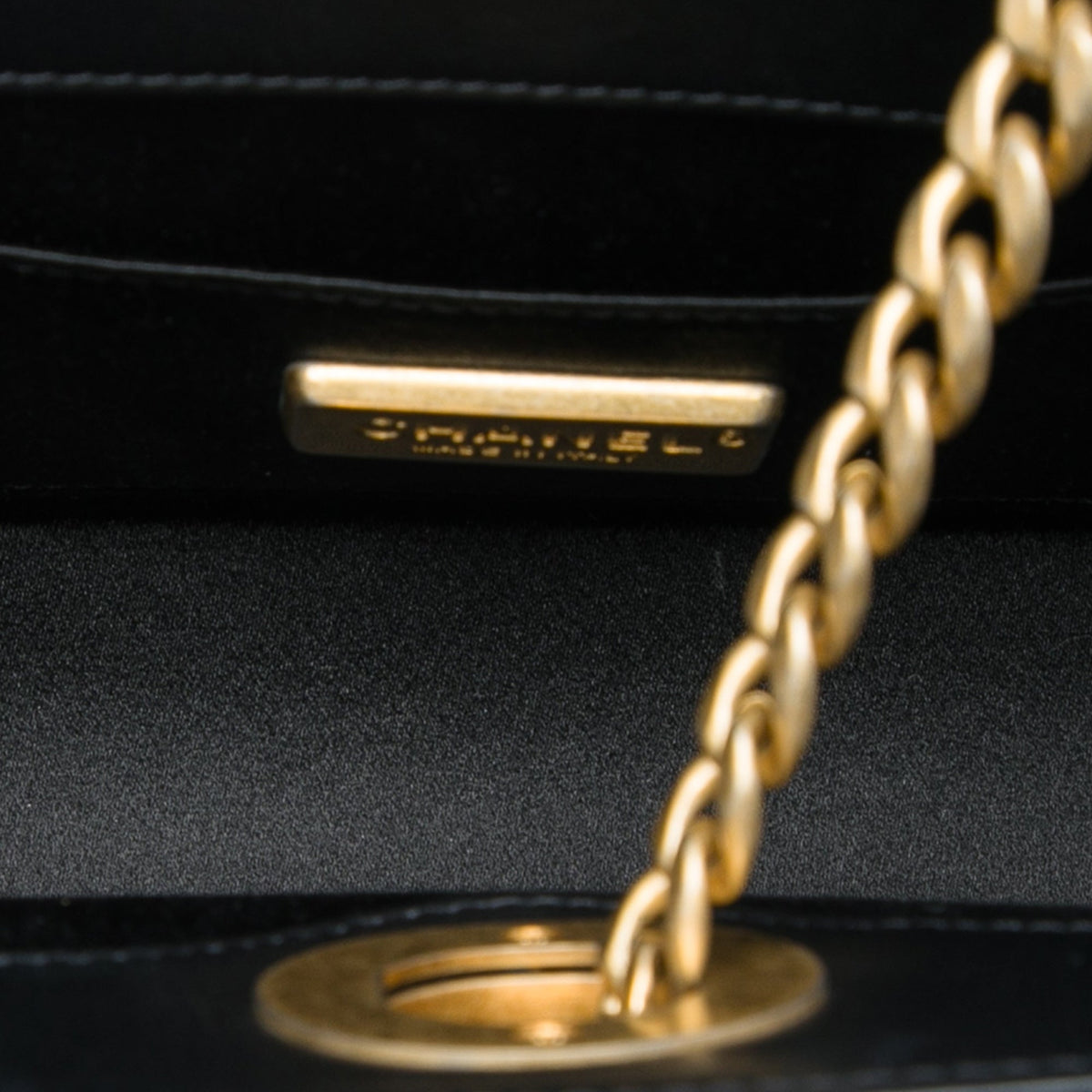 Chanel Mini Lambskin Leather Evening By The Sea Clutch — Black