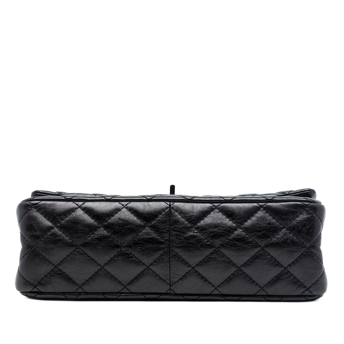 Chanel Quilted Aged Calfskin Reissue 2.55 Double Flap 226 — Black
