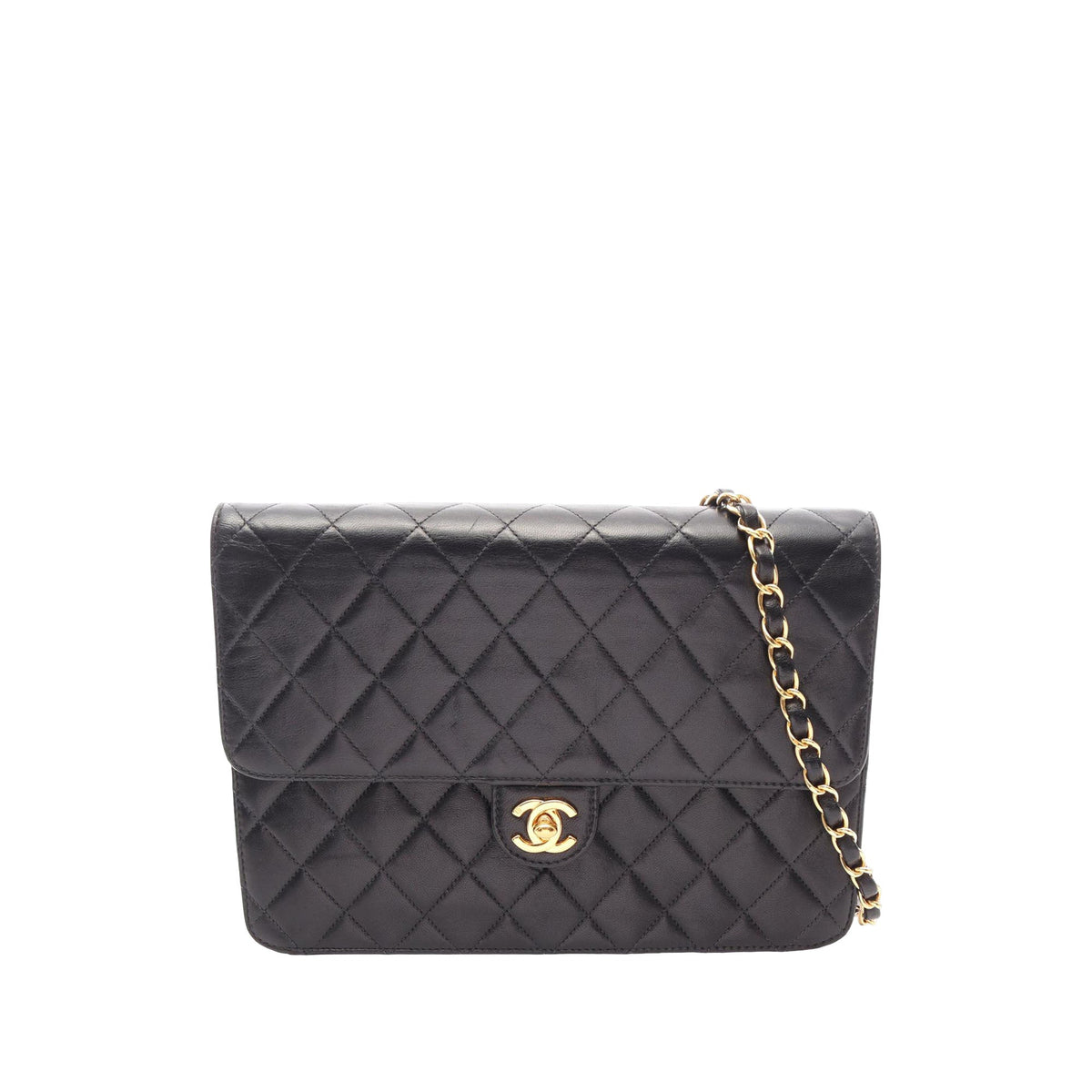 Chanel Medium CC Quilted Lambskin Single Flap