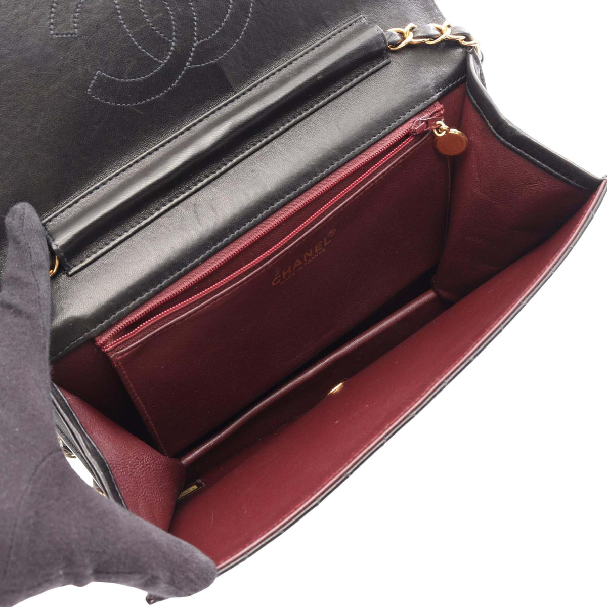 Chanel Medium CC Quilted Lambskin Single Flap