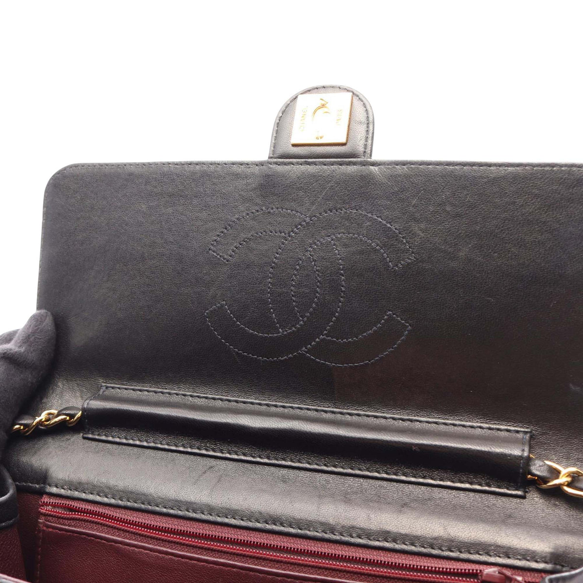 Chanel Medium CC Quilted Lambskin Single Flap
