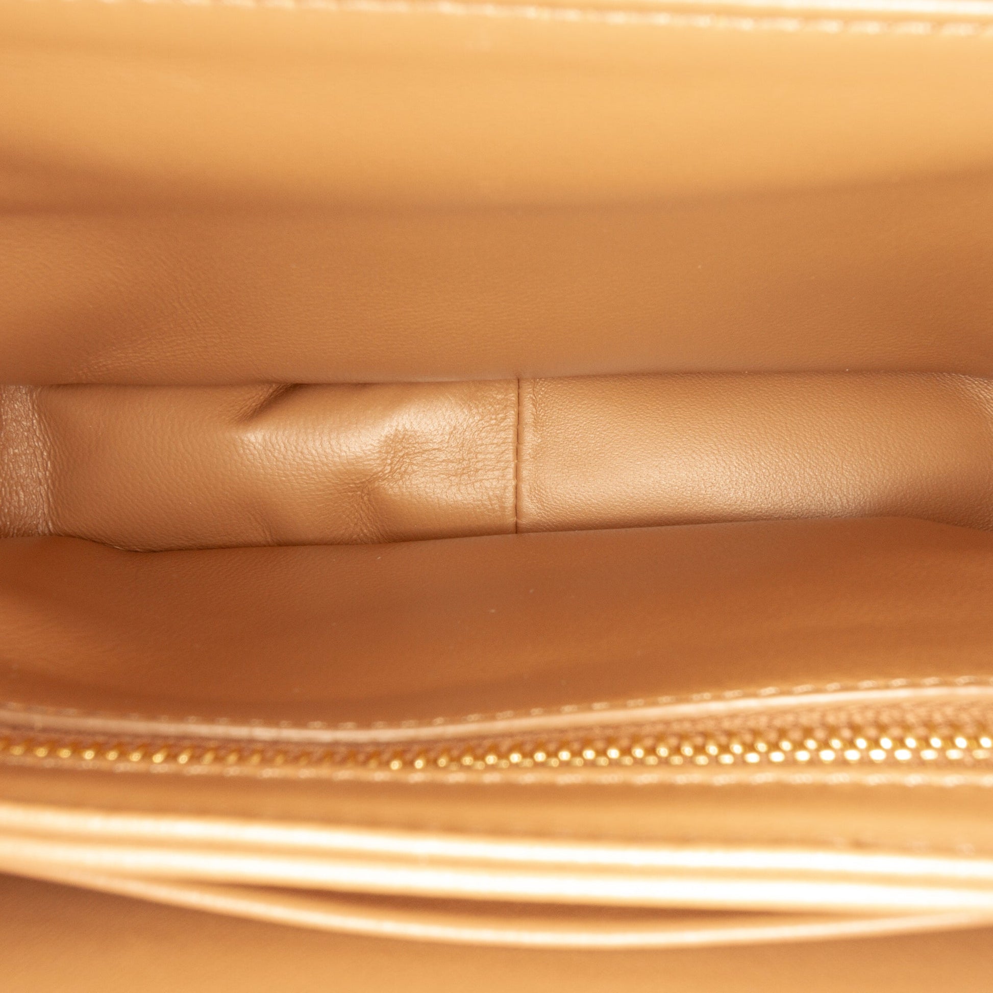 Celine Teen Shiny Calfskin Triomphe Crossbody