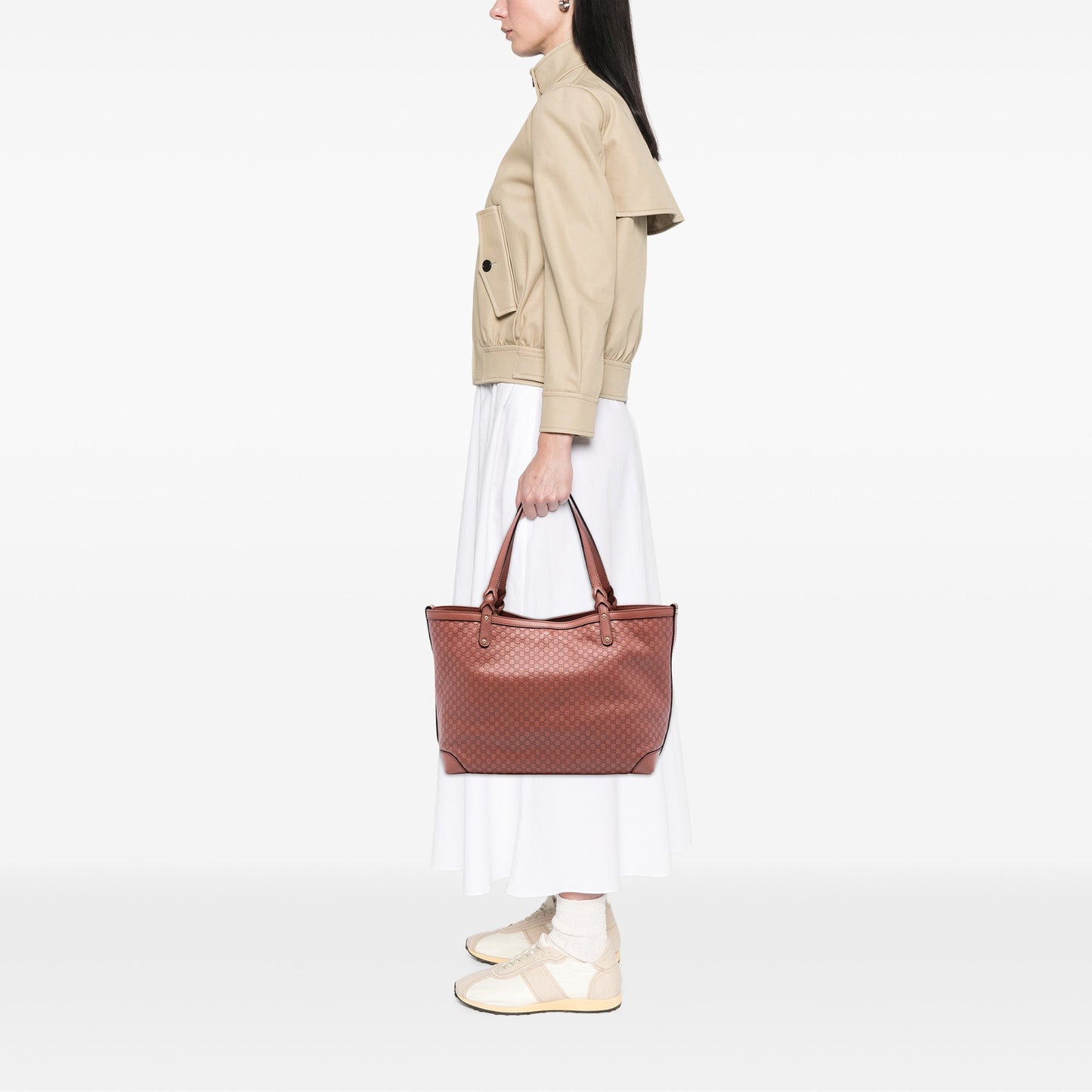 Gucci Medium Microguccissima Craft Tote