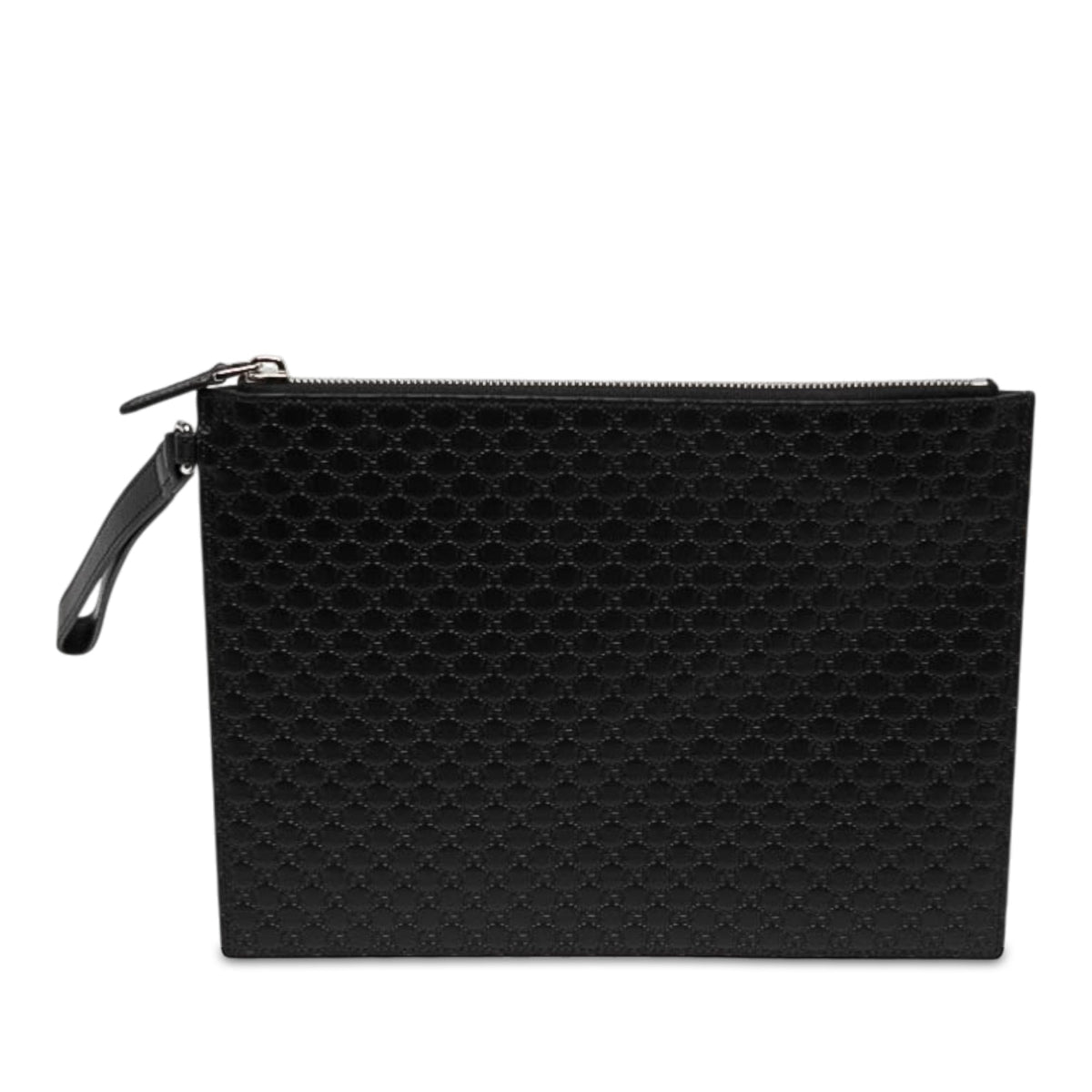 Gucci Microguccissima Clutch — Black