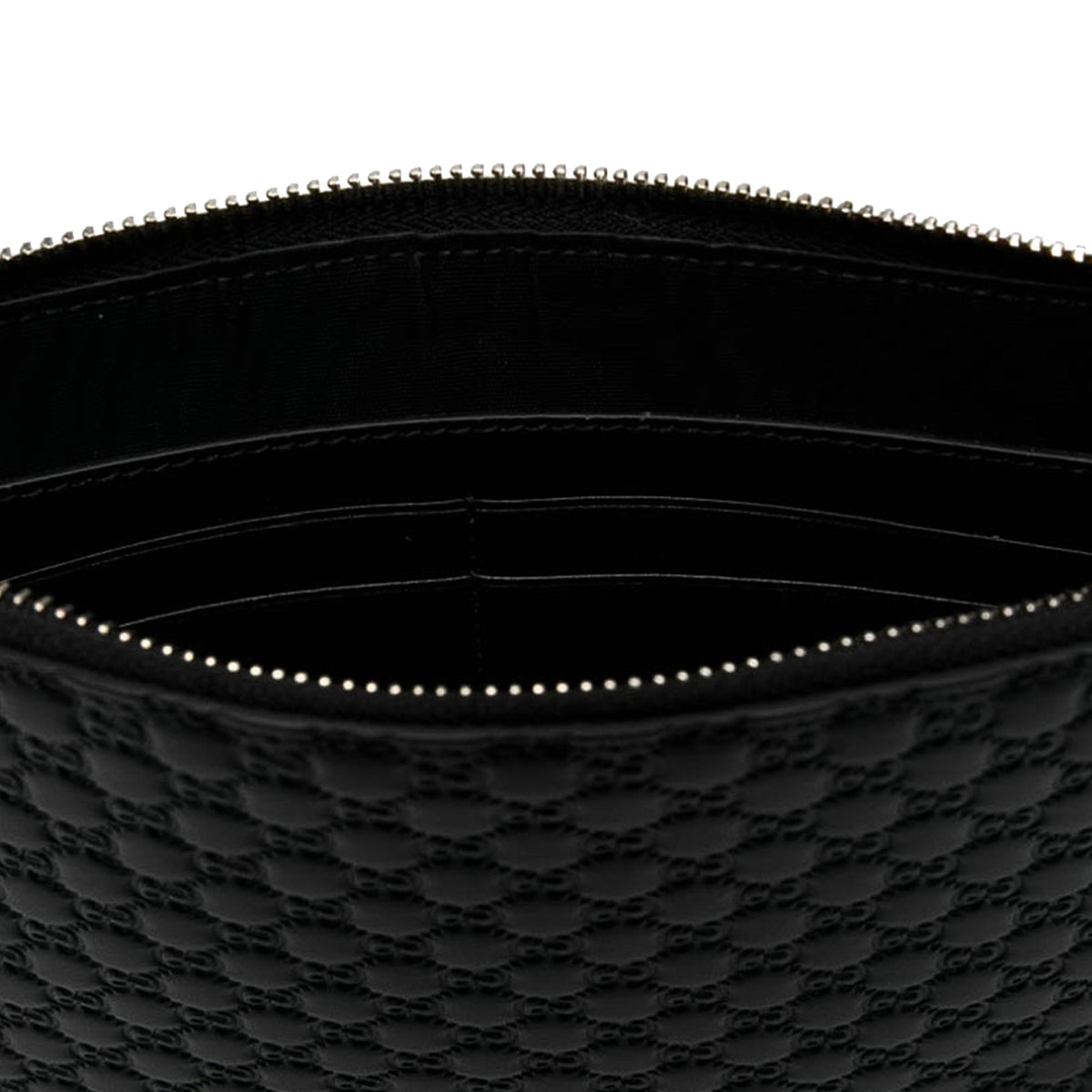 Gucci Microguccissima Clutch — Black