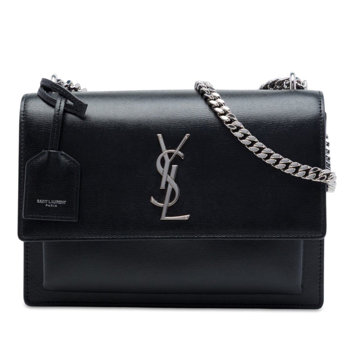 Saint Laurent Medium Calfskin Monogram Sunset Crossbody