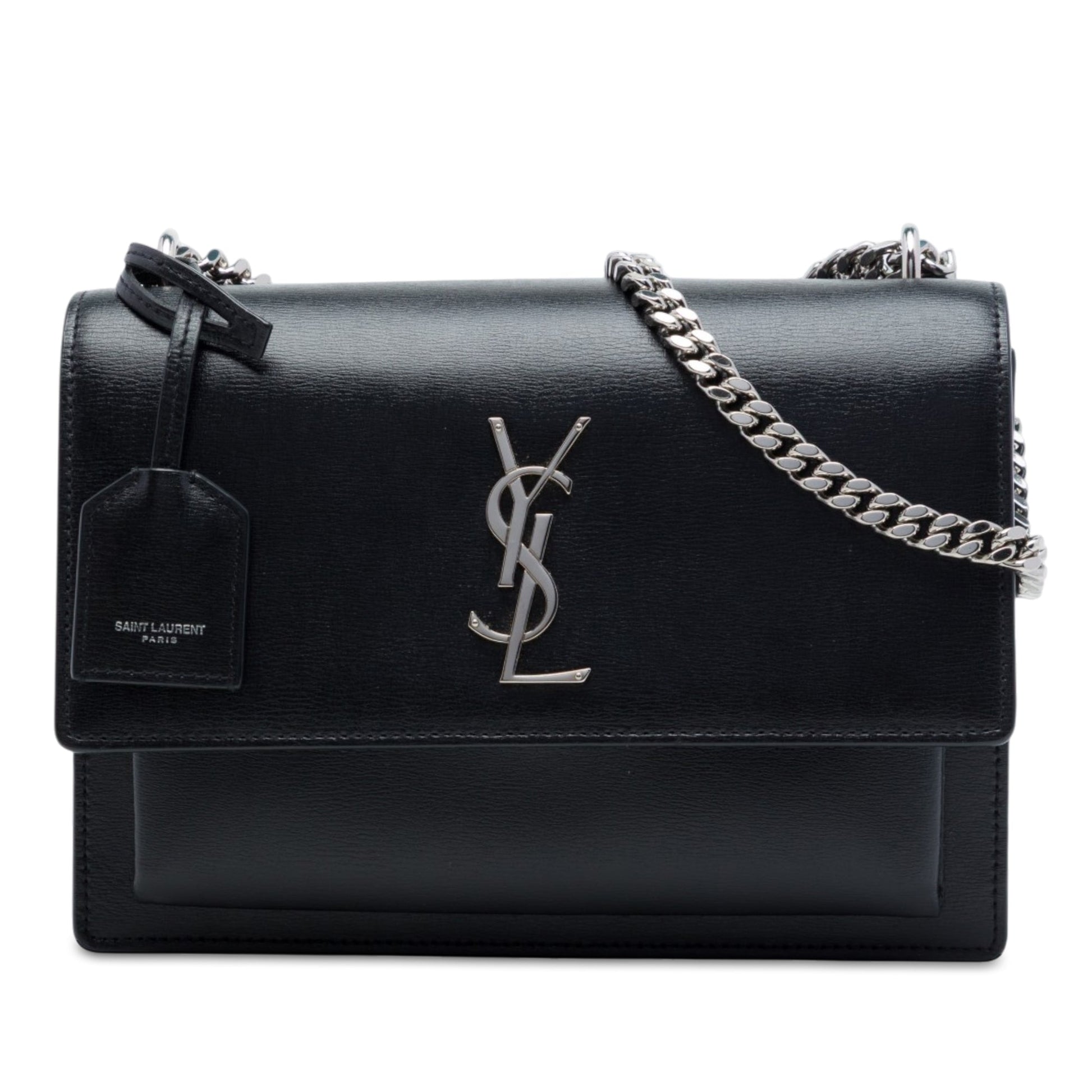 Saint Laurent Medium Calfskin Monogram Sunset Crossbody