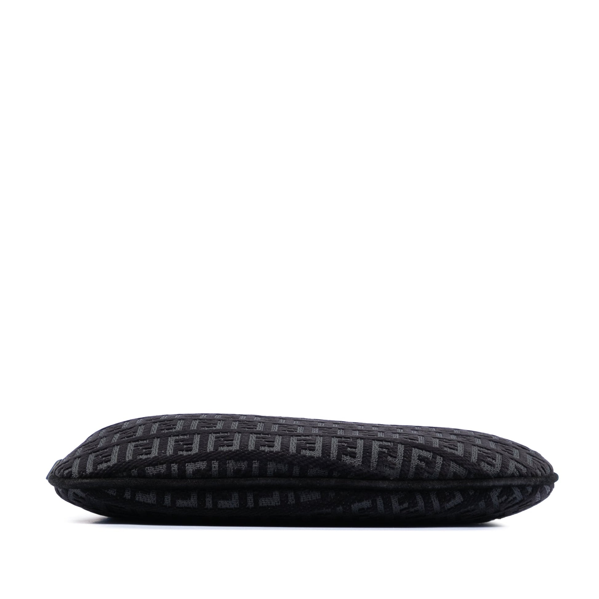 Fendi Zucchino Canvas Oyster Shoulder Bag