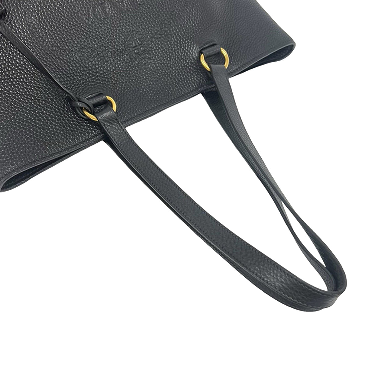 Prada Vitello Daino Embossed Logo Tote