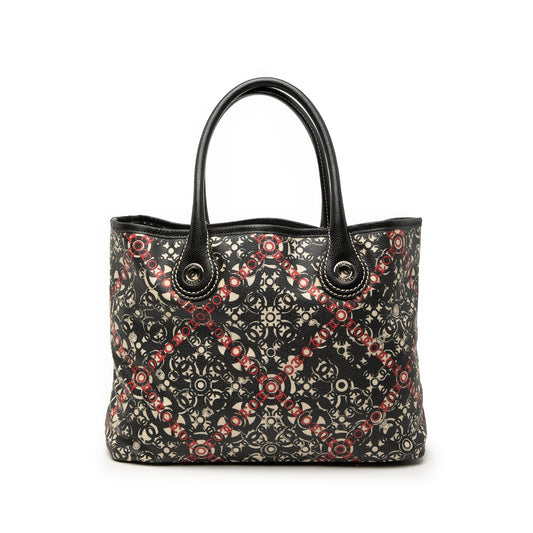 Chanel Small Coated Canvas Optic Coco Tote