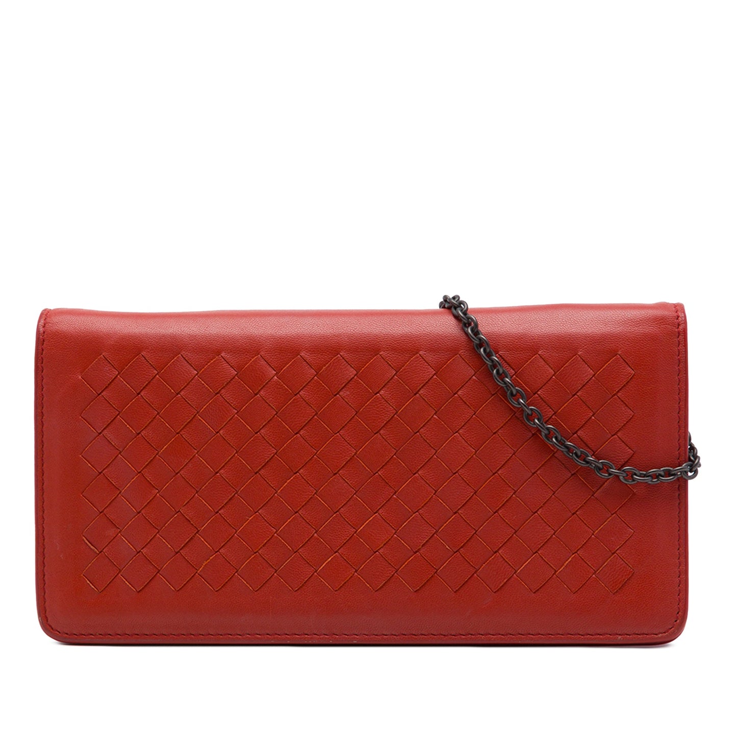 Bottega Veneta Nappa Intrecciato Continental Wallet on Chain
