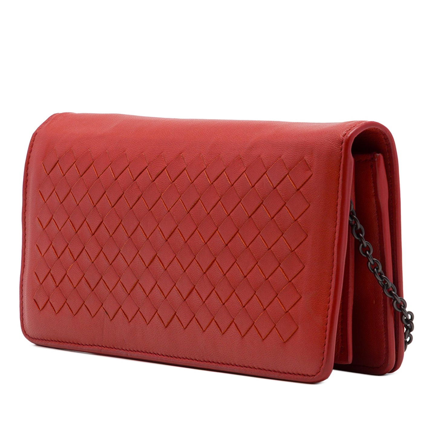 Bottega Veneta Nappa Intrecciato Continental Wallet on Chain