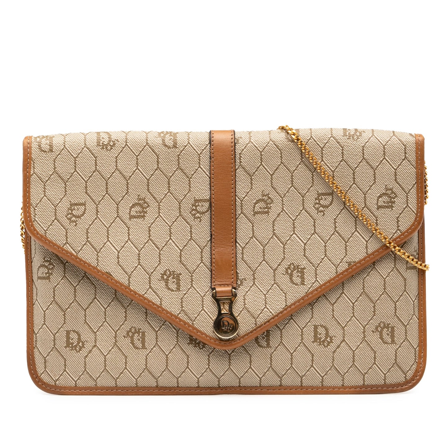 Dior Honeycomb Coated Canvas Chain Crossbody