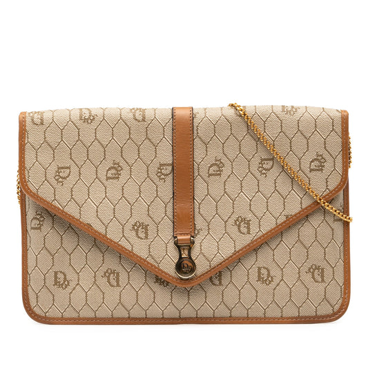 Dior Honeycomb Coated Canvas Chain Crossbody