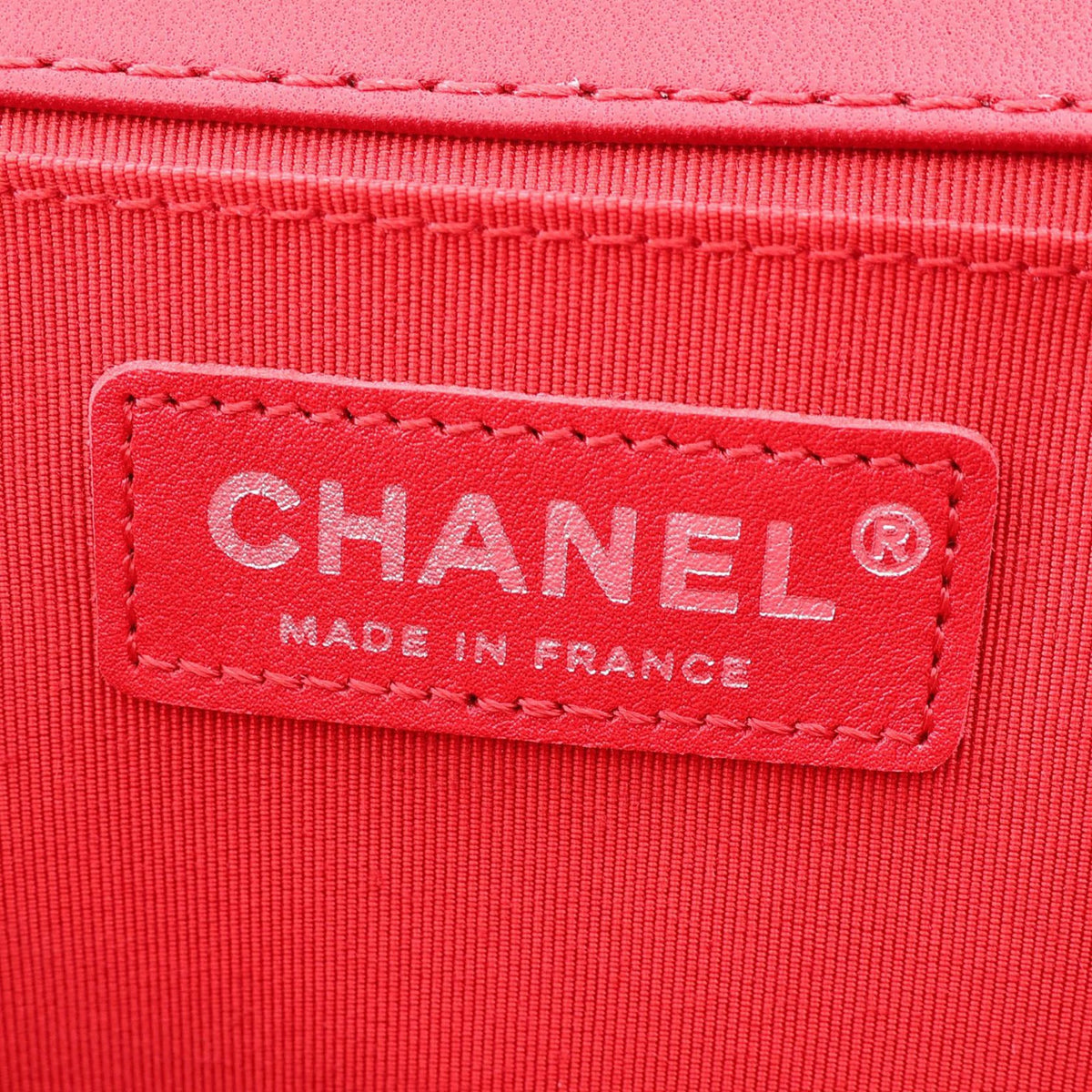 Chanel Old Medium Bicolor Quilted Lambskin Boy Flap