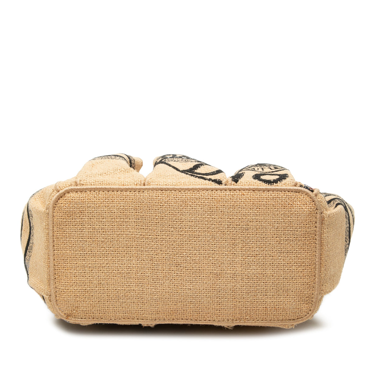 Dior Small Jute Catherine Tote — Beige