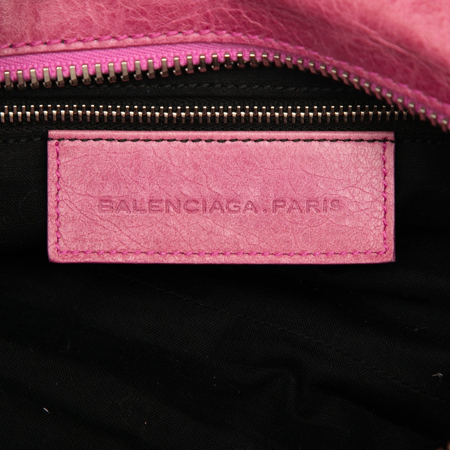 Balenciaga Lambskin and Satin Floral Print Motocross Giant 21 Brief Satchel