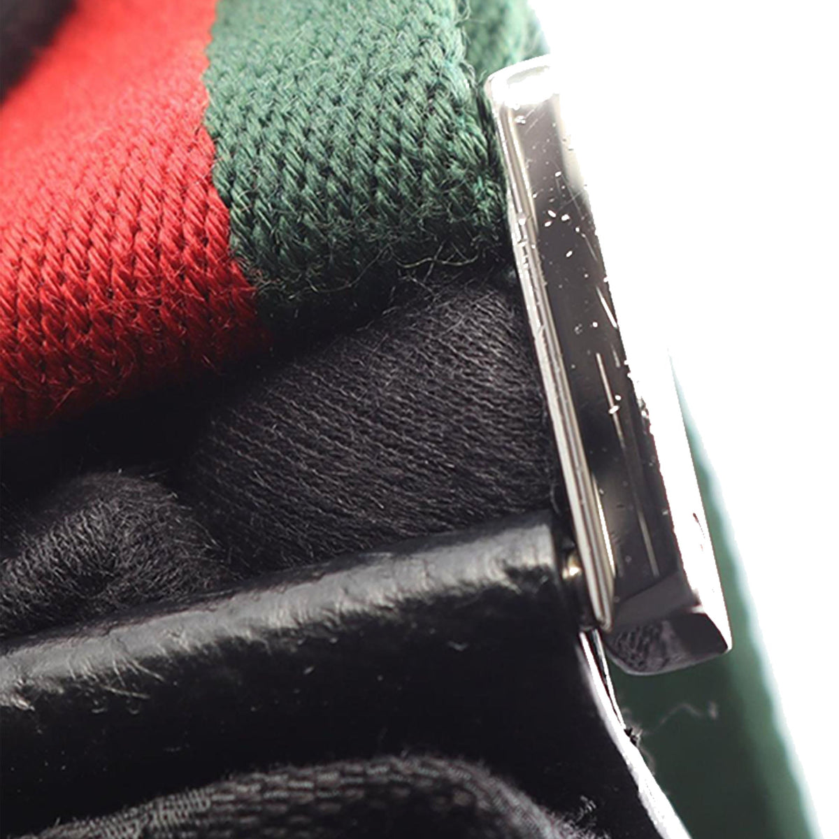 Gucci GG Canvas Web Crossbody — Black