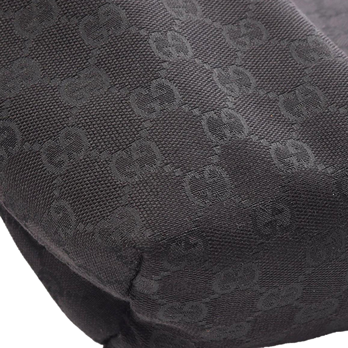 Gucci GG Canvas Web Crossbody — Black