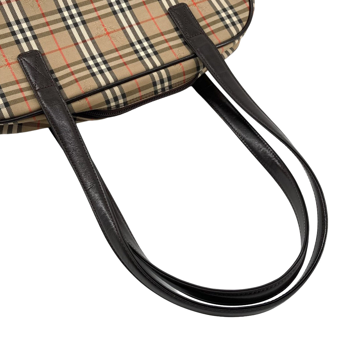 Burberry Haymarket Check Canvas Shoulder Bag