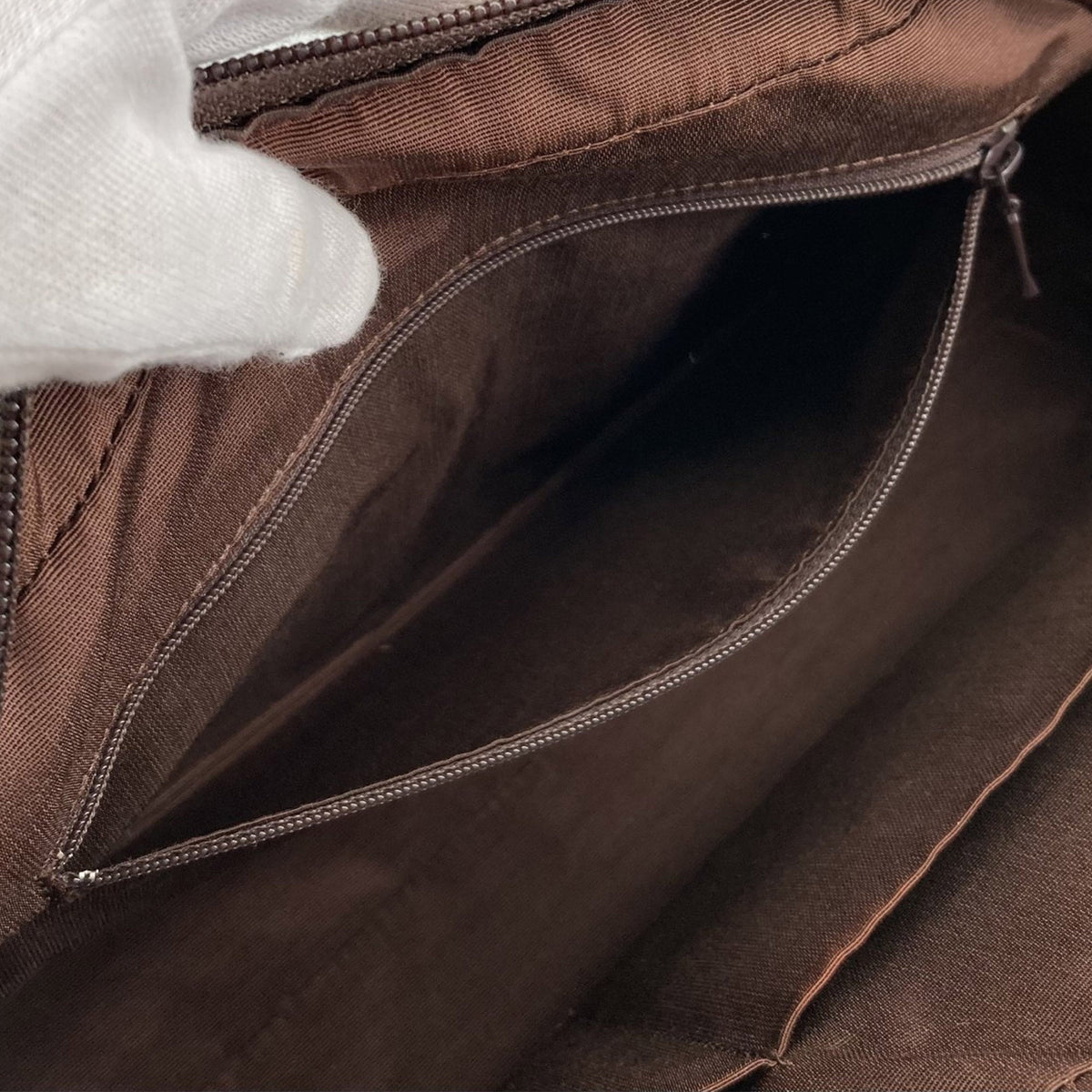 Burberry Haymarket Check Canvas Shoulder Bag