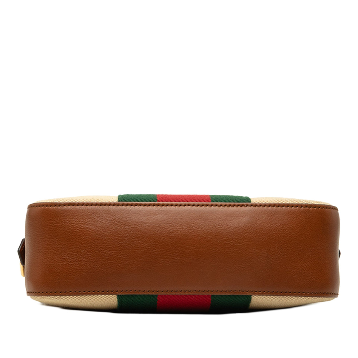 Gucci Canvas Web Camera Bag — Beige