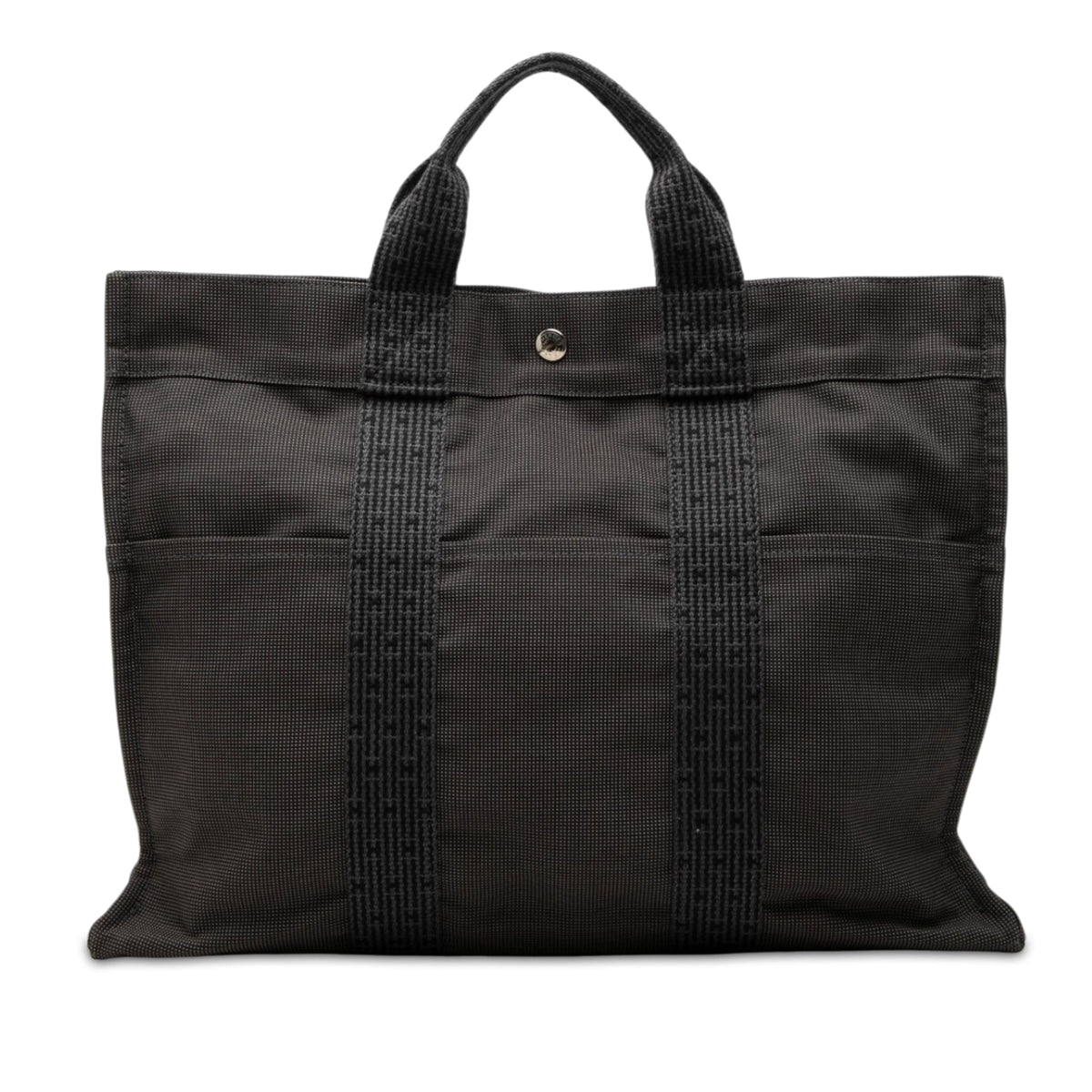 Hermès Canvas Herline MM — Gray